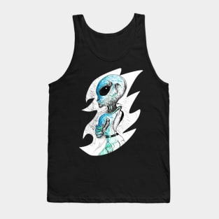 ink illustration - Grey 2- space and science fiction inspired designs Tank Top